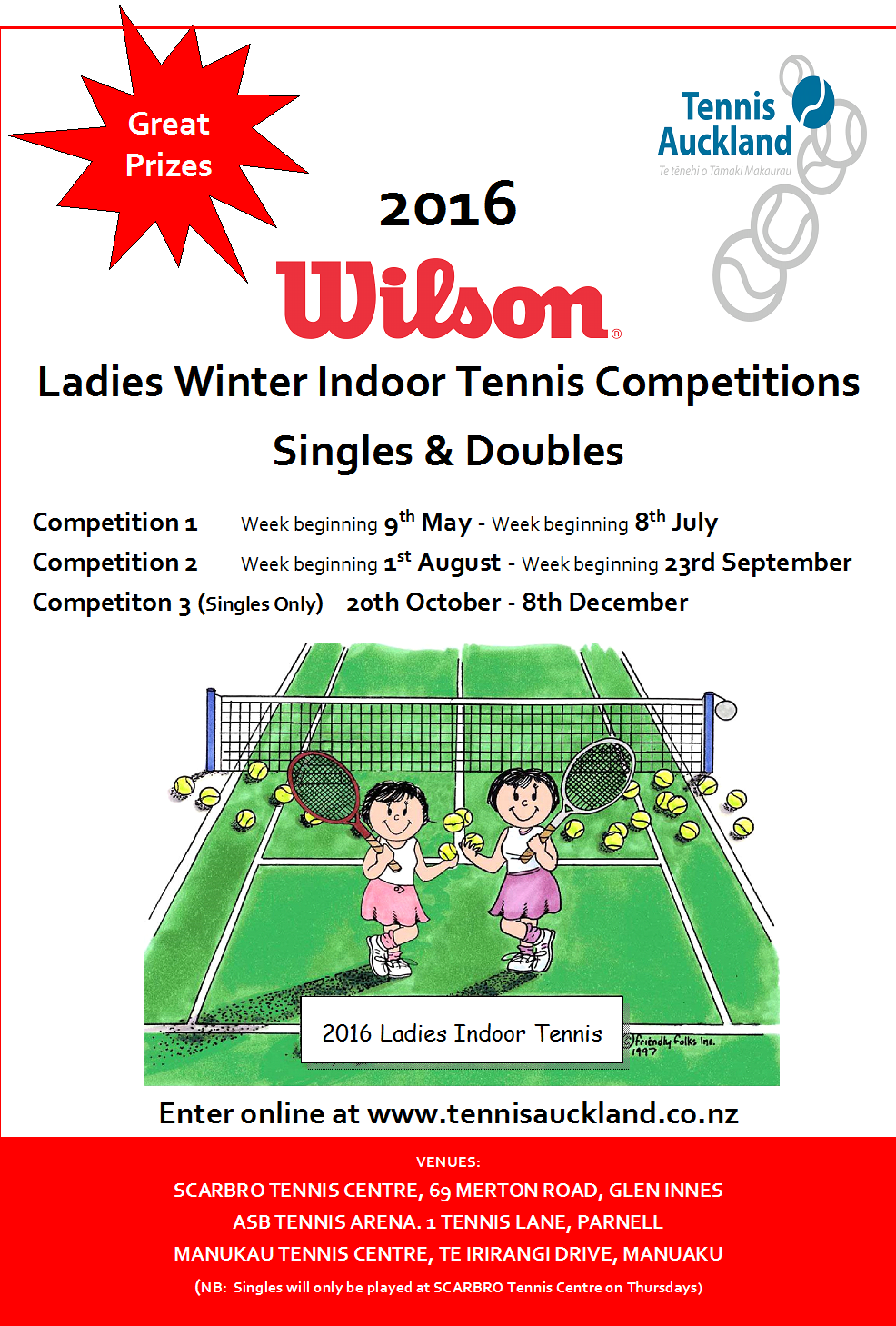 Read more about the article Wilson Ladies Indoor Tennis