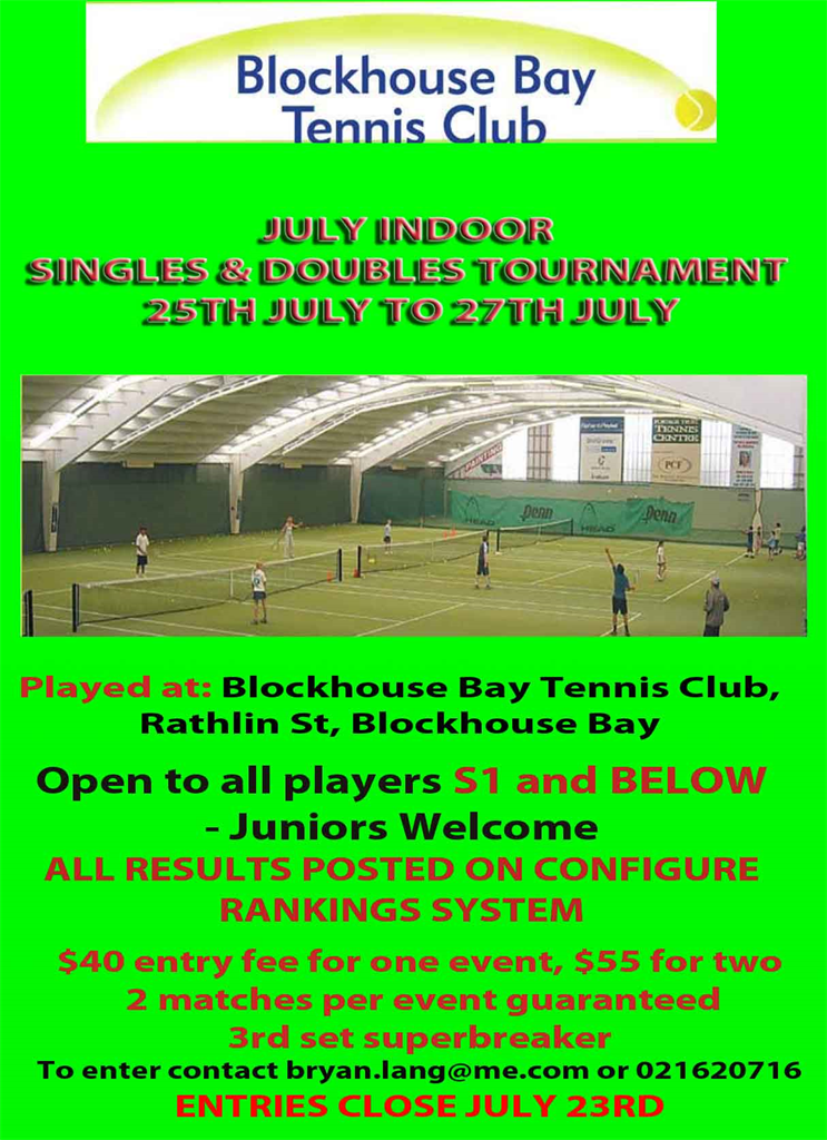 Read more about the article Blockhouse Bay July Indoor Tournament