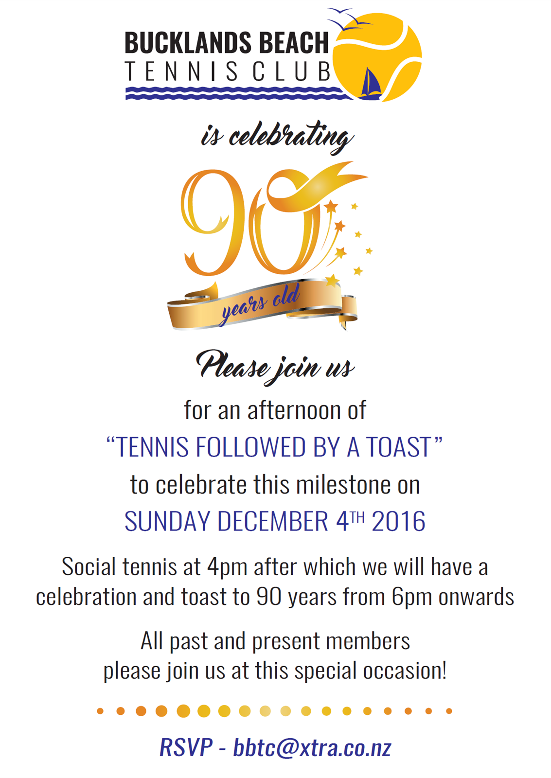 Read more about the article Bucklands Beach is turning 90