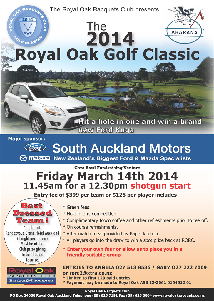 Read more about the article 2014 Royal Oak Golf Classic