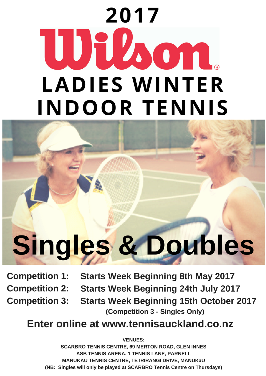 Read more about the article Wilson Ladies Indoor Tennis