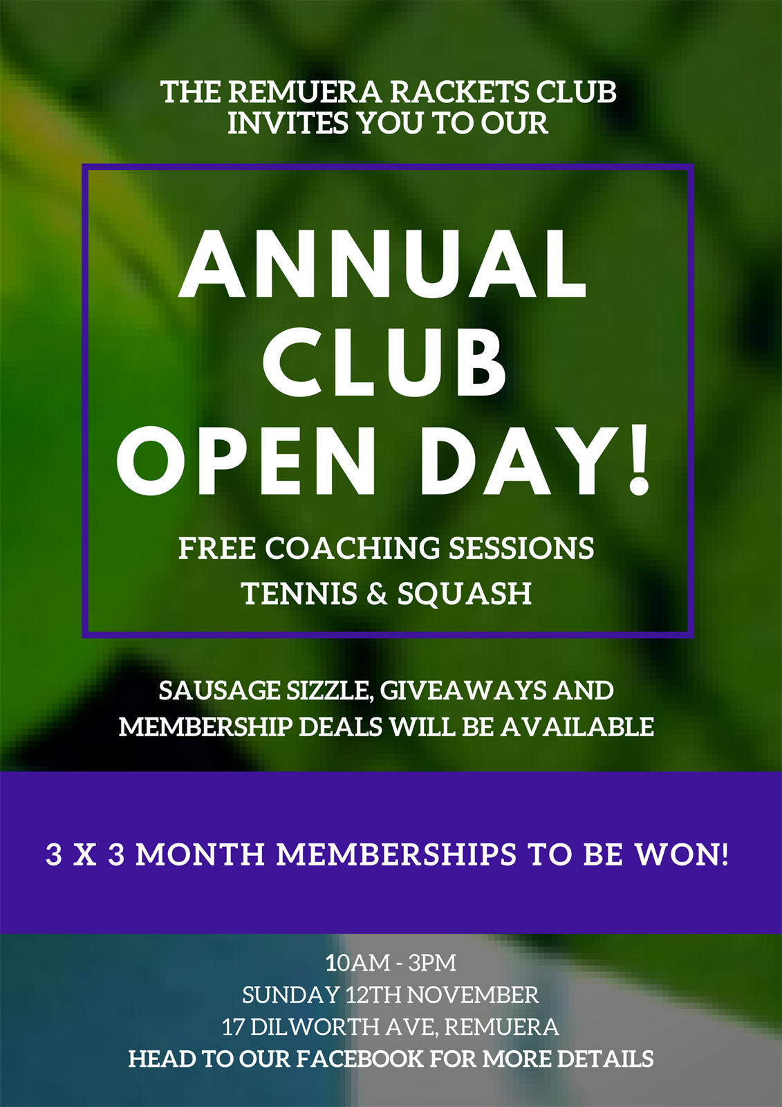 You are currently viewing Remuera Rackets Club Open Day